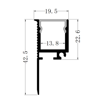 led light channel diffuser